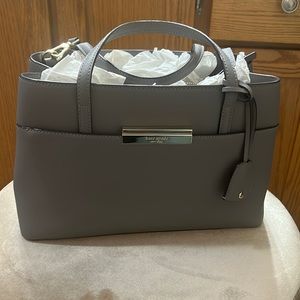 Gray Kate Spade bag